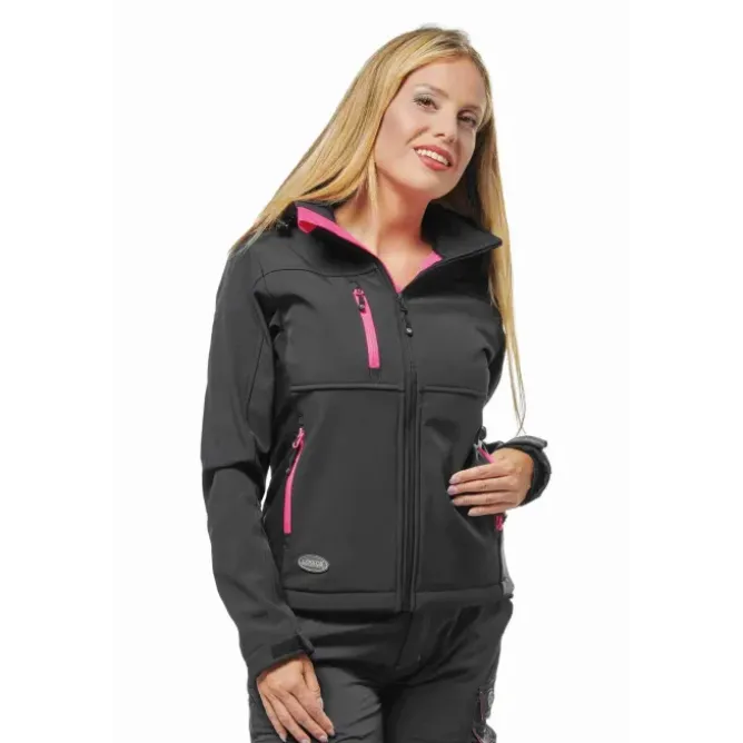 Giacca softshell impermeabile multitasche da Donna da Lavoro Logica CALIPSO-L
