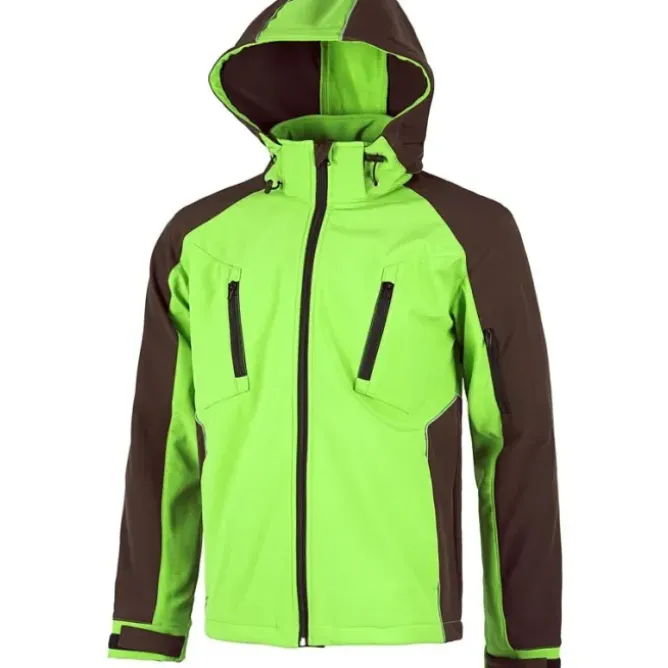 Giacca Workshell antivento con dettagli riflettenti - Workteam