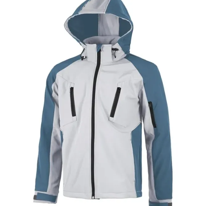 Giacca Workshell antivento con dettagli riflettenti - Workteam