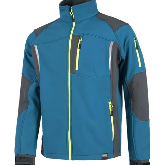 Giacca Workshell combinata con cerniera in nylon - Workteam