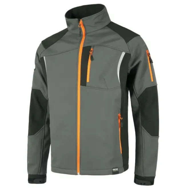 Giacca Workshell combinata con cerniera in nylon - Workteam