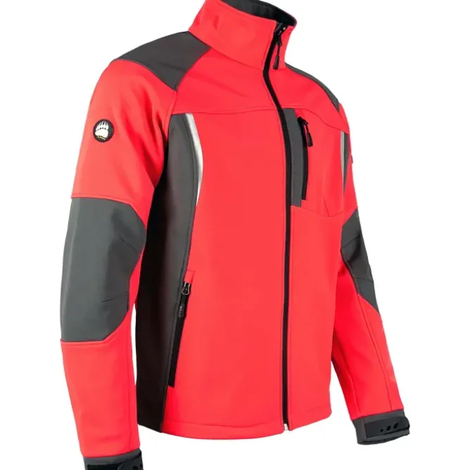 Giacca Workshell combinata con cerniera in nylon - Workteam