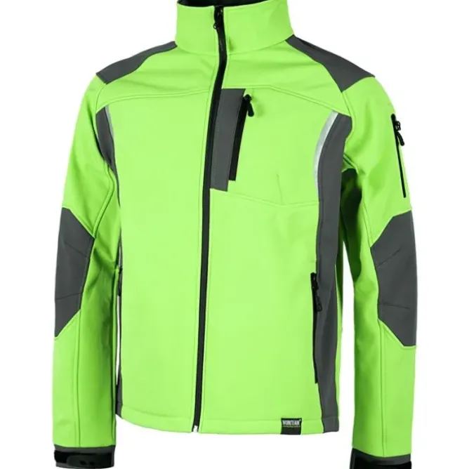 Giacca Workshell combinata con cerniera in nylon - Workteam
