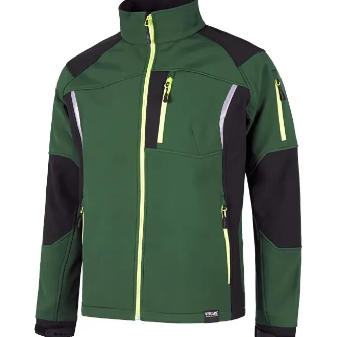 Giacca Workshell combinata con cerniera in nylon - Workteam