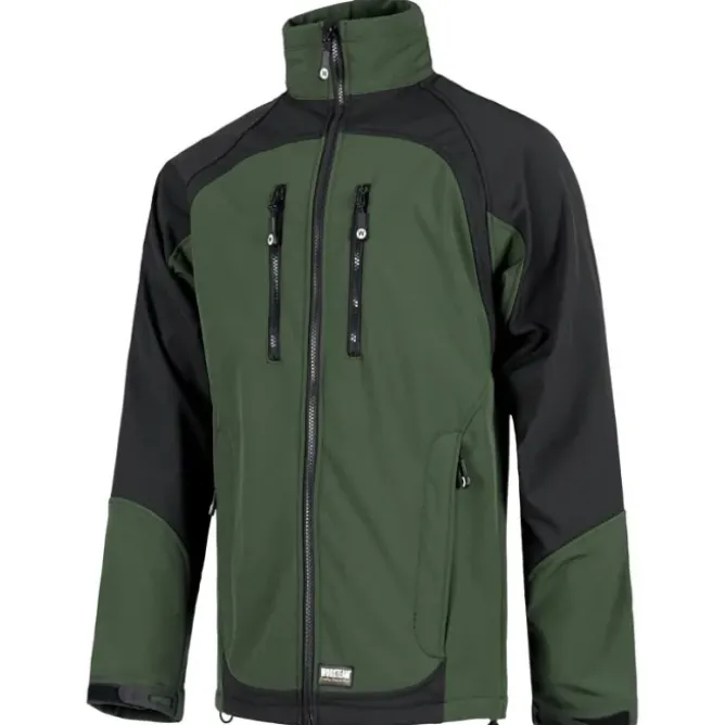 Giacca Workshell multitasche combinata con giromanica regolabile - Workteam