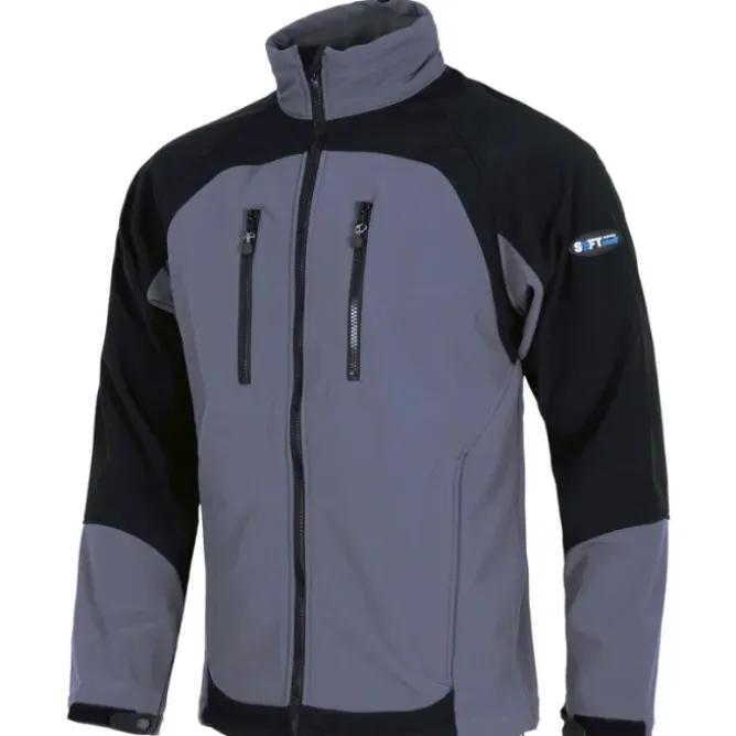 Giacca Workshell multitasche combinata con giromanica regolabile - Workteam