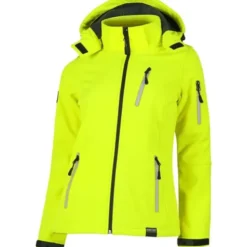 Giacca Workshell multitasche da donna con cappuccio - Workteam