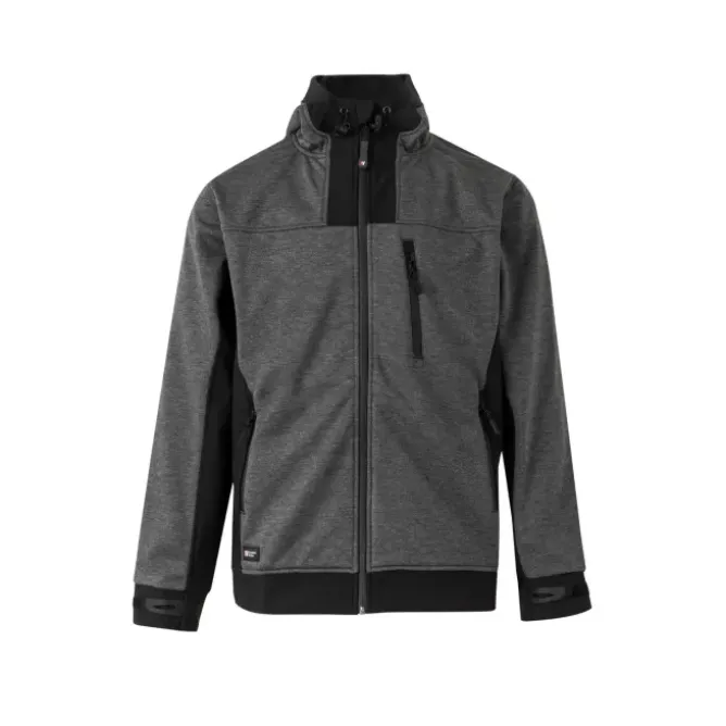 Giacca zip lunga con cappuccio da Lavoro Softshell Multitasche Velilla 206007