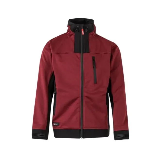 Giacca zip lunga con cappuccio da Lavoro Softshell Multitasche Velilla 206007