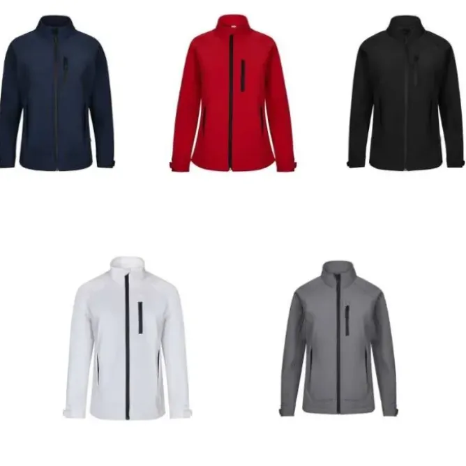 Giacca zip lunga da Lavoro Softshell Stretch Multitasche da Donna Velilla 206005W