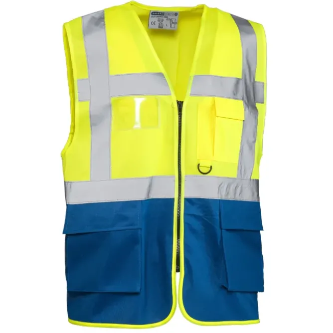 Gilet da Lavoro Alta Visibilità Multitasche Sottozero Laser 7085