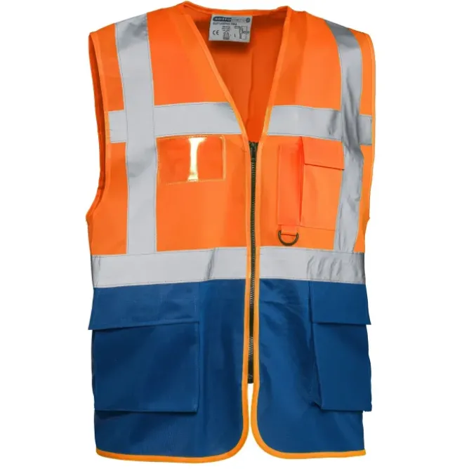 Gilet da Lavoro Alta Visibilità Multitasche Sottozero Laser 7085