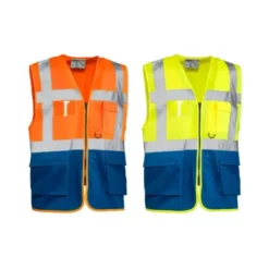Gilet da Lavoro Alta Visibilità Multitasche Sottozero Laser 7085