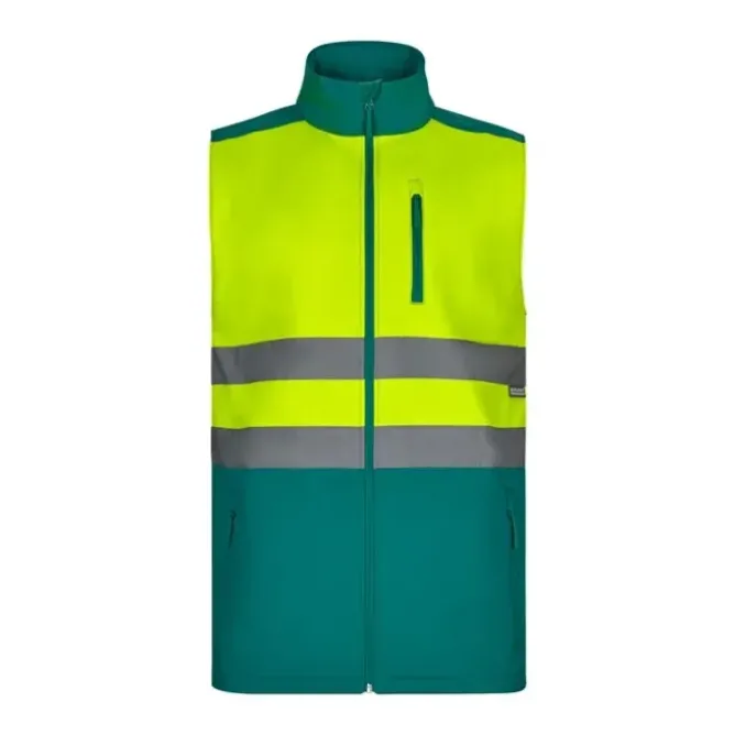 Gilet da Lavoro Alta Visibilità Softshell Stretch Multitasche Bicolore Velilla 305906