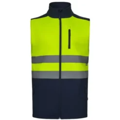 Gilet da Lavoro Alta Visibilità Softshell Stretch Multitasche Bicolore Velilla 305906