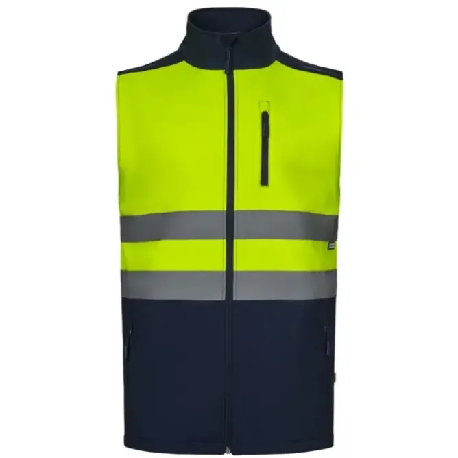 Gilet da Lavoro Alta Visibilità Softshell Stretch Multitasche Bicolore Velilla 305906