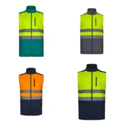 Gilet da Lavoro Alta Visibilità Softshell Stretch Multitasche Bicolore Velilla 305906