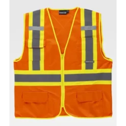 Gilet da Lavoro Alta Visibilità con Cerniera e Tasche C3621 - Workteam