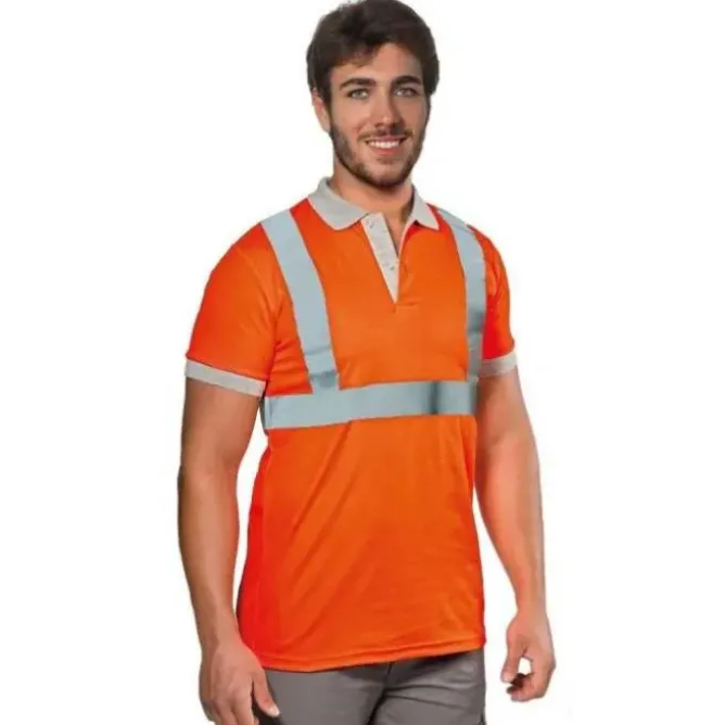 Gilet da Lavoro Alta visibilità estivo Logica POLOREFLEX/A-L