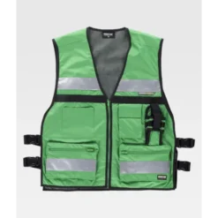 Gilet da Lavoro Alta Visibilità Regolazioni Laterali C3601 - Workteam