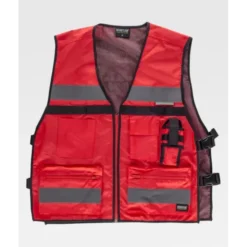 Gilet da Lavoro Alta Visibilità Regolazioni Laterali C3601 - Workteam