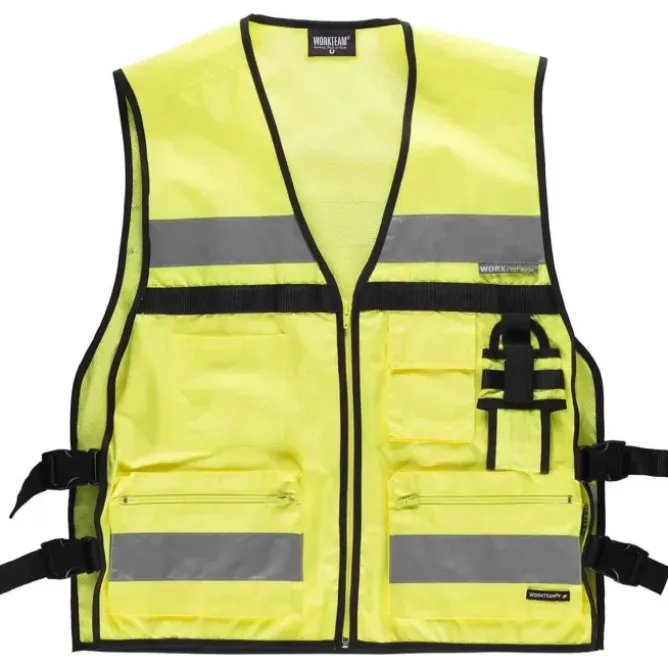 GILET Da lavoro Combi ALTA VISIBILITA' WorkTeam - Disponibile in 5 Colori