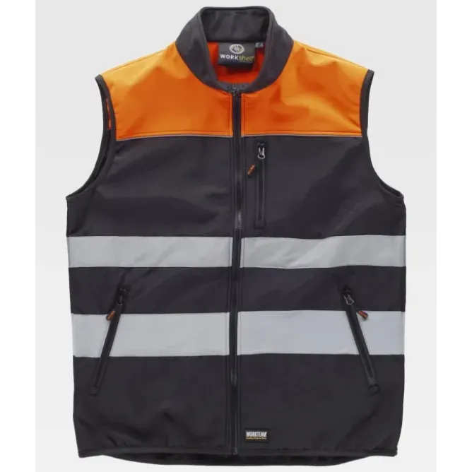 Gilet da Lavoro Combinato Stretch Alta Visibilità C2921 - Workteam