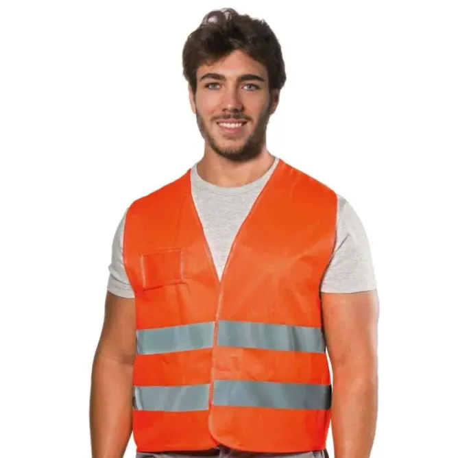 Gilet da Lavoro estivo Alta visibilità Logica HV014/AR