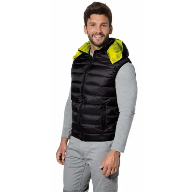 Gilet da lavoro Imbottito con cappuccio staccabile Logica KART1-L