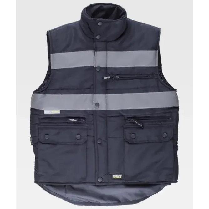 Gilet da Lavoro Imbottito Multitasche S3207 - Workteam