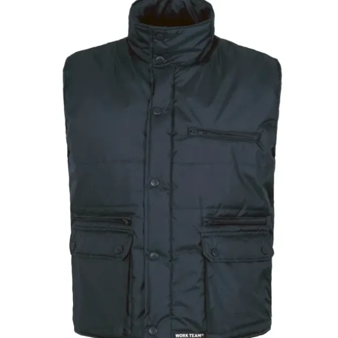 Gilet da lavoro invernale multitasche imbottito in tessuto oxford - Workteam