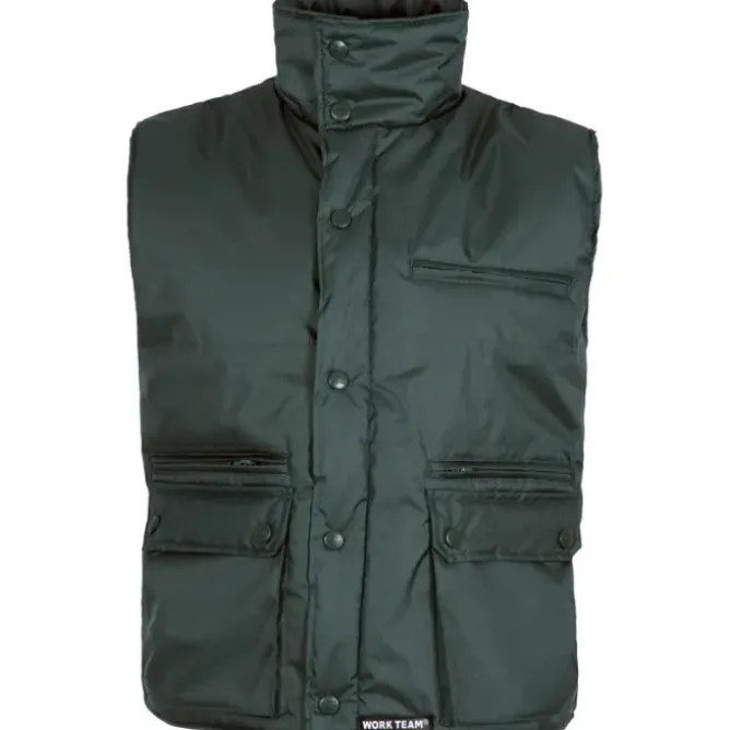 Gilet da lavoro invernale multitasche imbottito in tessuto oxford - Workteam