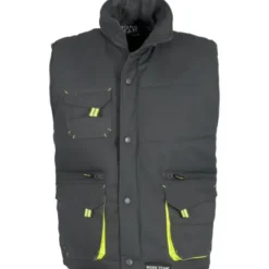 Gilet da lavoro invernale multitasche imbottito ad alta visibilità - Workteam