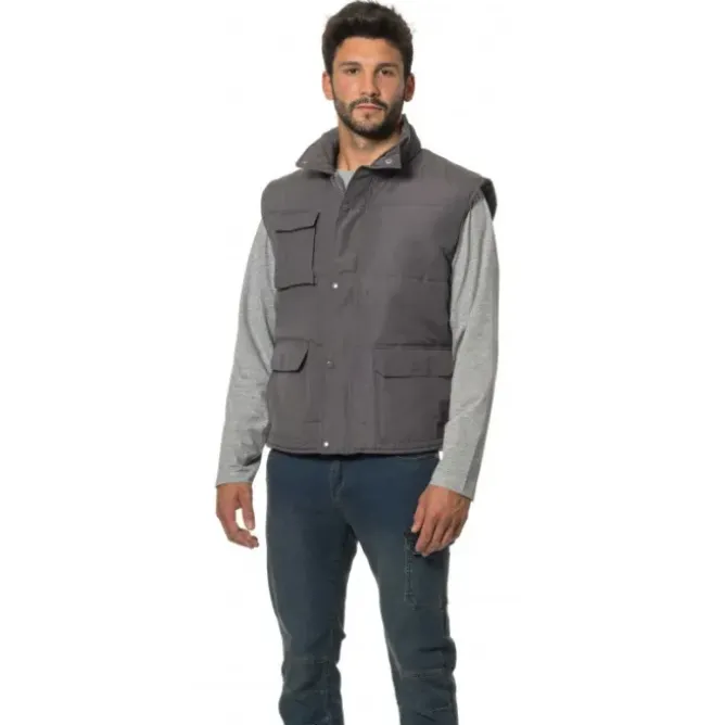 Gilet da lavoro Microfibra Imbottito Multitasche Logica SANMARTINO1-L