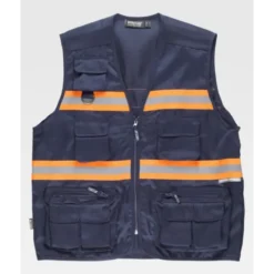 Gilet da Lavoro Safari Multitasche Alta Visibilità S3136 - Workteam