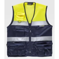 Gilet da Lavoro Safari Multitasche Alta Visibilità C4010 - Workteam