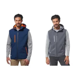 Gilet da lavoro Soft-Shell con cappuccio fisso Logica ATLANTIS1-L