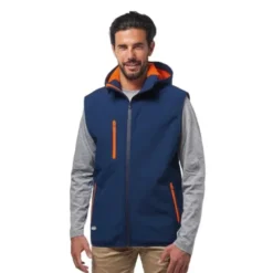 Gilet da lavoro Soft-Shell con cappuccio fisso Logica ATLANTIS1-L