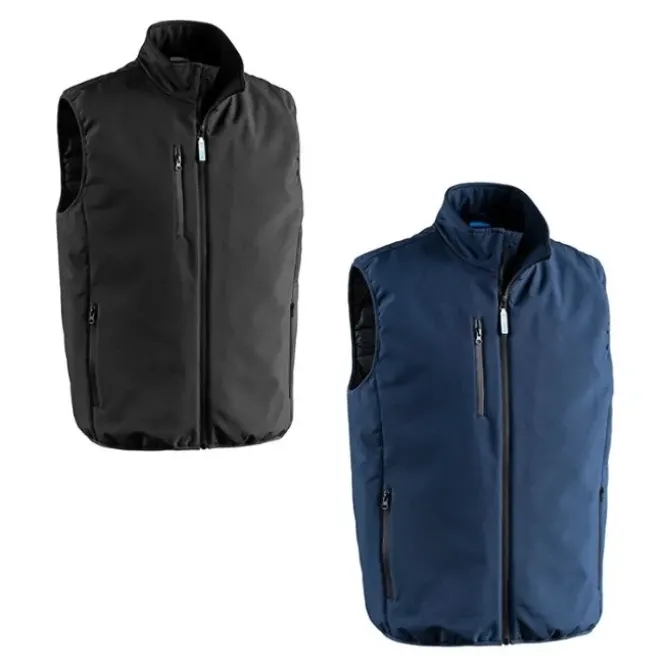 Gilet da Lavoro Sottozero Softshell Imbottito Impermeabile AZ400