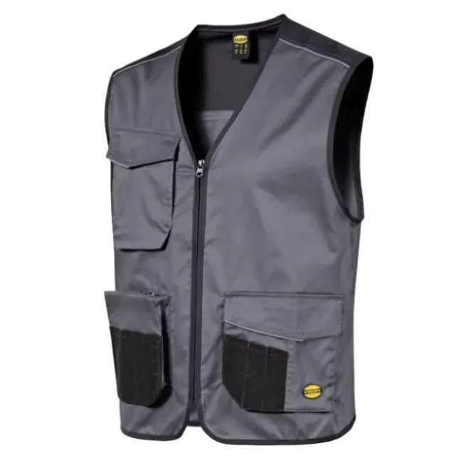 Gilet da Lavoro Stretch Multitasche Zip Intera Diadora Utility Vest Mover 2.0 702.183060