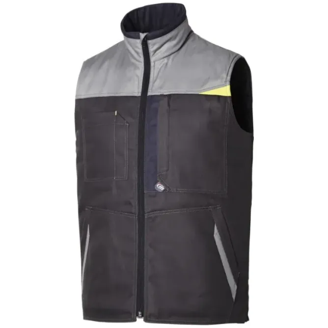 Gilet da Lavoro Trapuntato Multitasche Metal Free Lemon Shake Molinel 0822.2667.159
