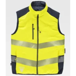 Gilet da Lavoro Workteam Imbottito Reversibile Alta Visibilità C8250