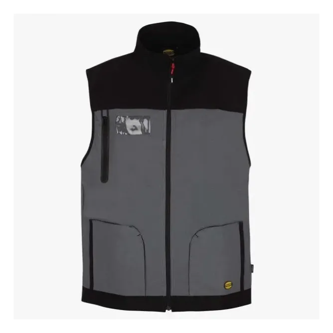 Gilet Multitasche Diadora in cotone Canvas Stretch 702.170017