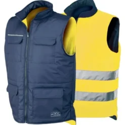 Gilet Reversibile alta visibilità Revers ISSA LINE - 04069