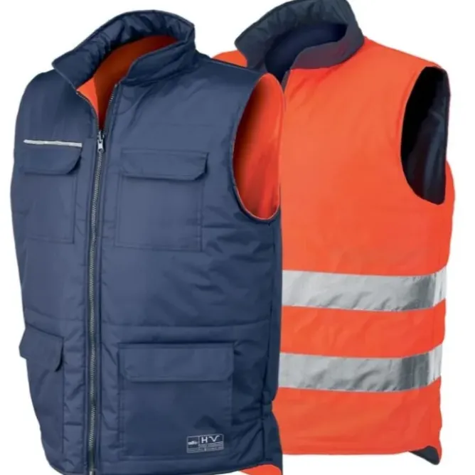 Gilet Reversibile alta visibilità Revers ISSA LINE - 04069