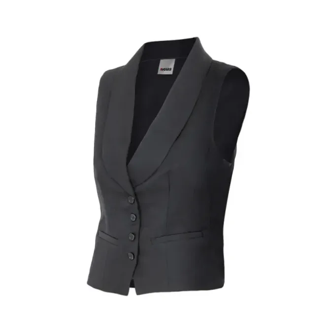 Gilet sala collo a scialle da Lavoro Multitasche Velilla Lady 417