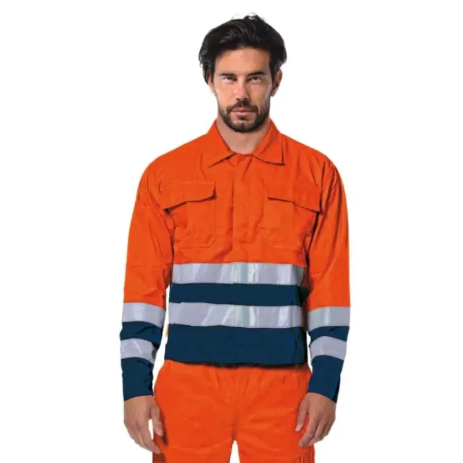 Giubbino da Lavoro multitasche estivo alta visibilità Logica 847HVA-L