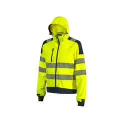 Giubbotto da Lavoro Alta Visibilità Multitasche Softshell Stretch U-Power Wonder HL384