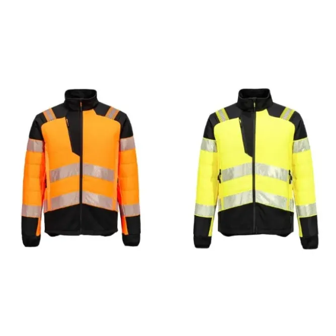 Giubbotto da Lavoro Alta Visibilità Multitasche Impermeabile Stretch Portwest T170