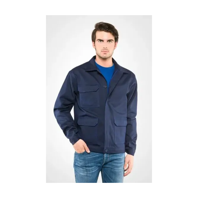 Giubbotto da Lavoro 100% Cotone Multitasche Sottozero Kryos 20590